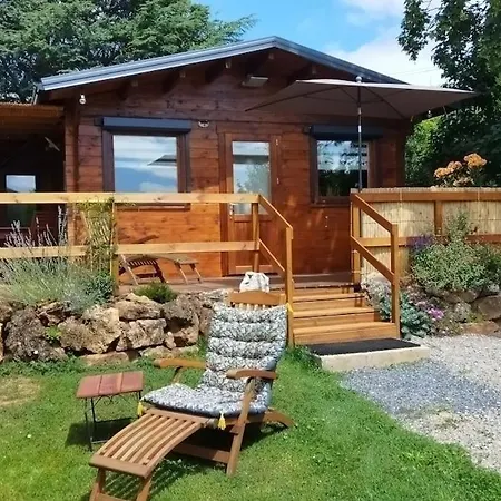 Chalet Maison Bois Vue Causse Larzac Et Viaduc
